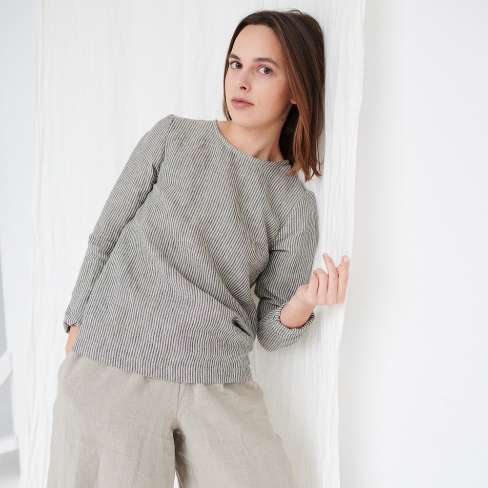 Grey Stripes Tunic